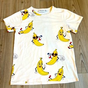 Mini Rodini Organic Kids Boys Girls Banana T-shirt